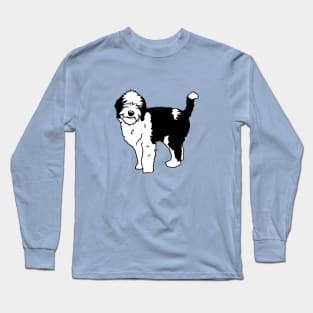 Sheepadoodle Dog Long Sleeve T-Shirt